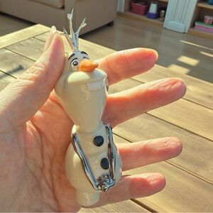 Lenox Warm Hugs 4.5” OLAF ORNAMENT Disney Frozen Porcelain Silver Accents